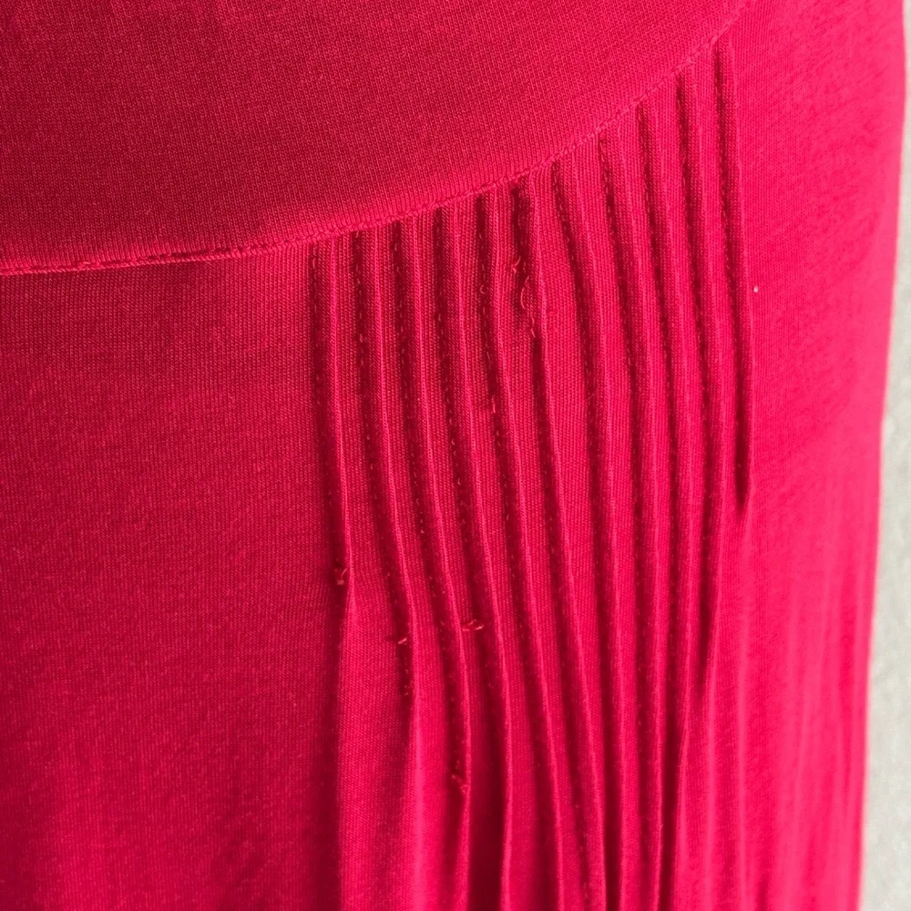 Maeve Red A-Line Maxi Skirt